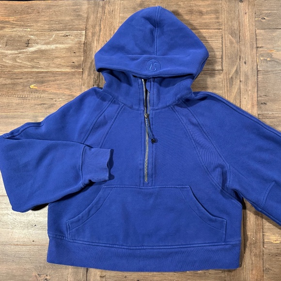 Lululemon Cropped Scuba Half-Zip Hoodie - Picture 1 of 7
